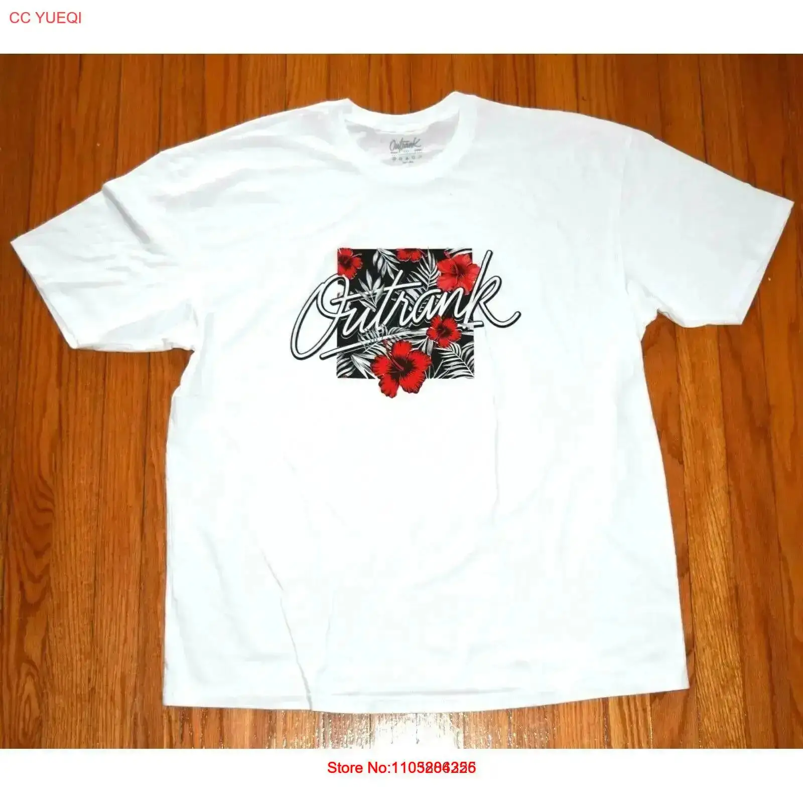 Streetwear Brand Flower - เสื้อยืดสีขาว OutRank Brand Miami Streetwear ไซส์
