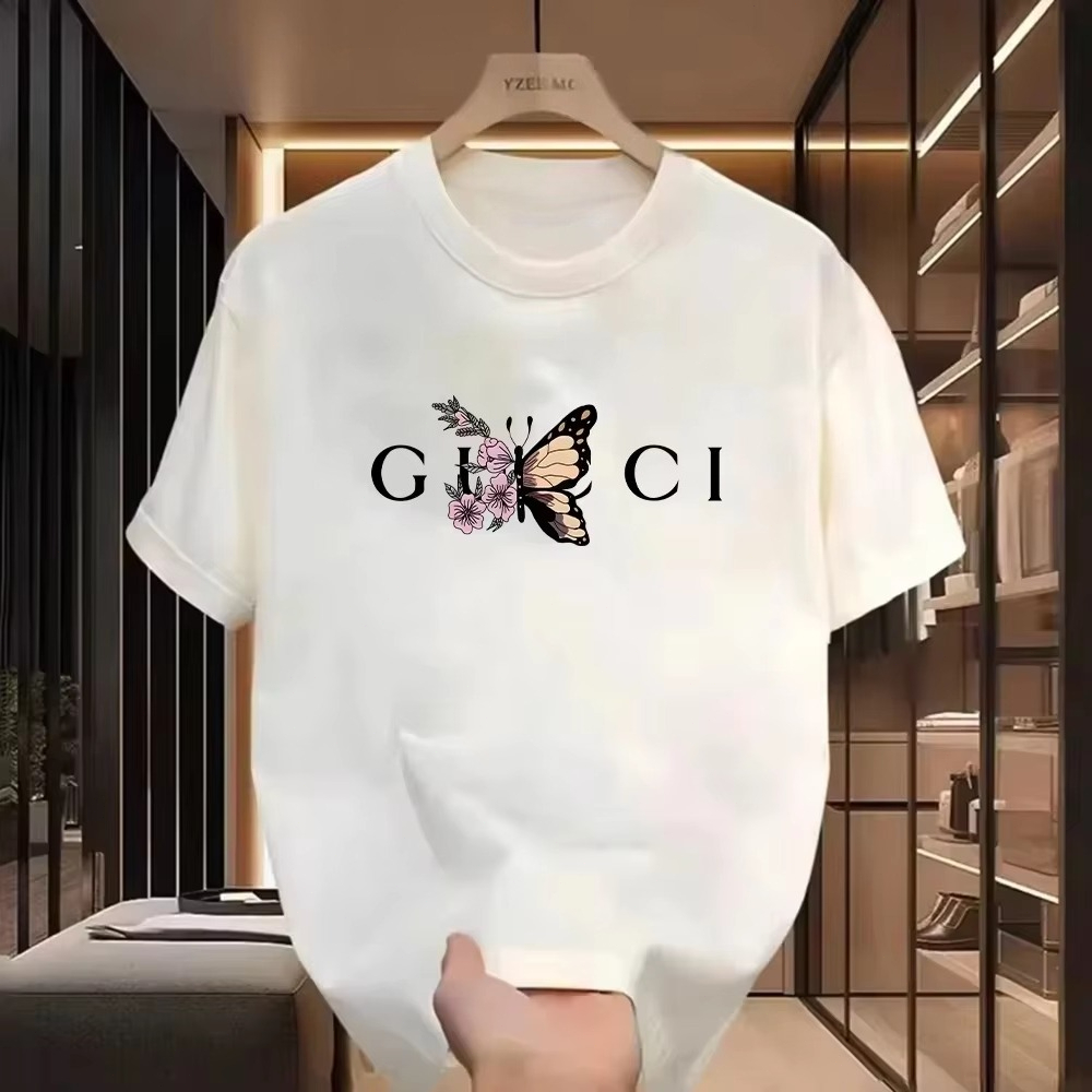 Streetwear Brand Flower - เสื้อยืดลายการ์ตูนดอกไม้ฤดูร้อน ผู้ชาย ผู้หญิง ผ้าฝ้าย แขนสั้น เสื้อยืดแบรนด์หรู