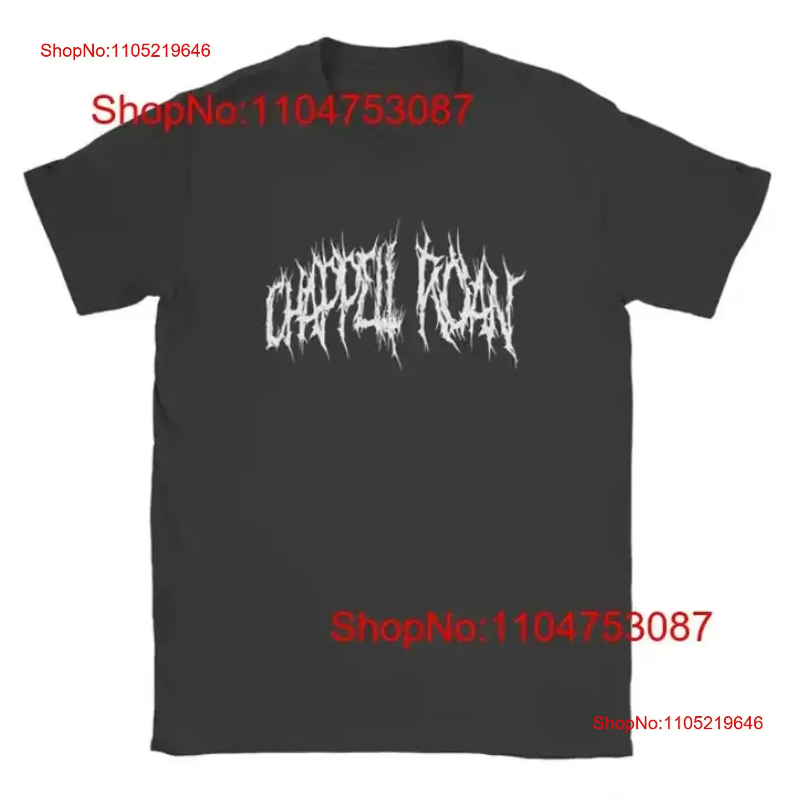 Streetwear Brand Font - เสื้อยืดสีดำ Chappell Roan Singer Emo Goth
