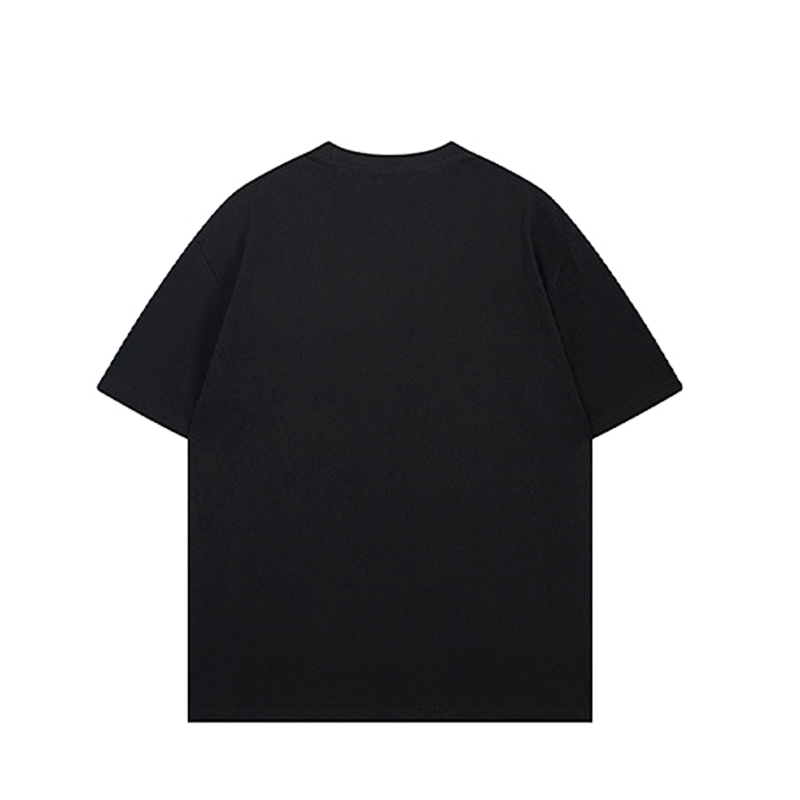 เสื้อยืดผู้ชายแขนสั้นปักลายดอก - Streetwear Brand Flower บทวิจารณ์และราคา