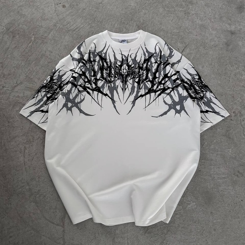 เสื้อยืดโอเวอร์ไซส์ยูนิเซ็กส์แ - Streetwear Brand Font บทวิจารณ์และราคา