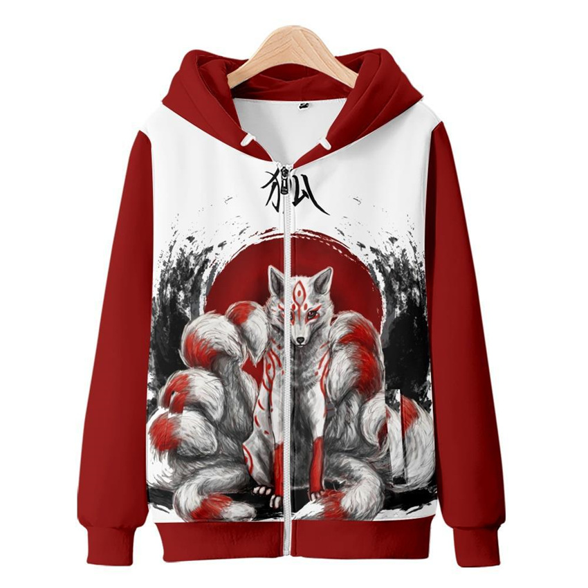 เสื้อฮู้ดดี้พิมพ์ลายดิจิทัล 3  - Streetwear Brand Flower บทวิจารณ์และราคา