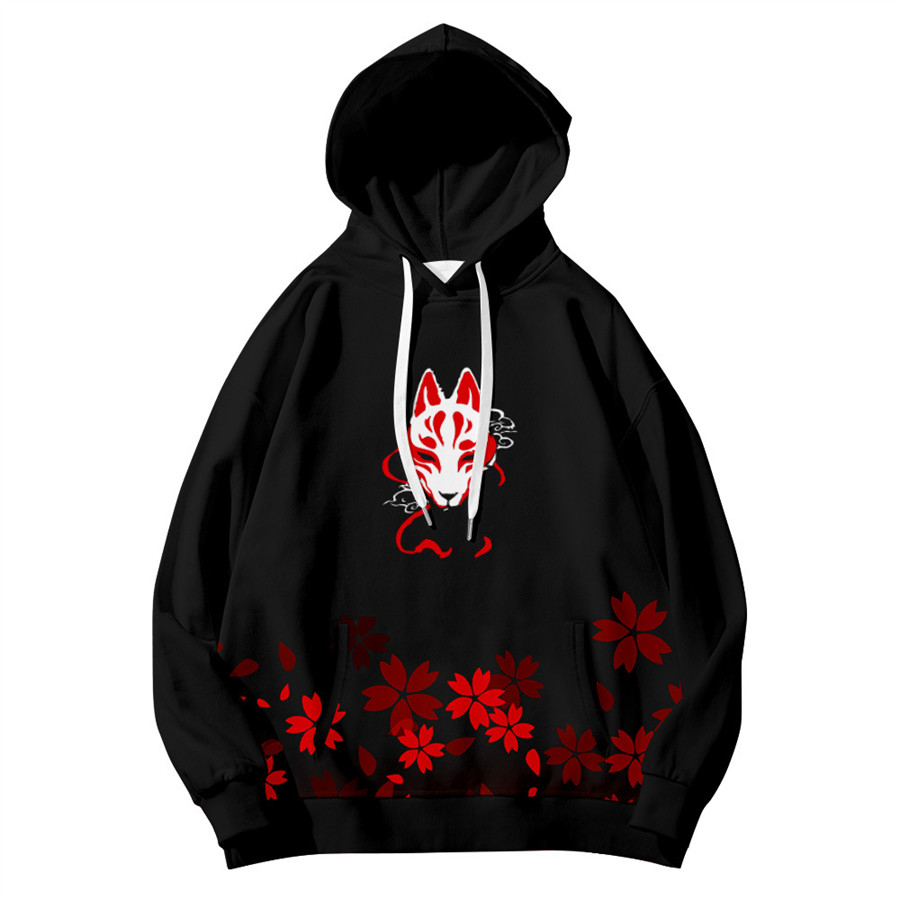 เสื้อฮู้ดดี้พิมพ์ลายดิจิทัล 3  - Streetwear Brand Flower บทวิจารณ์และราคา