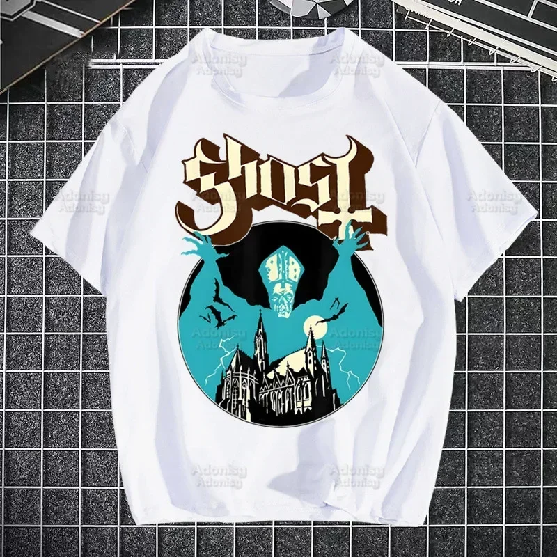 เสื้อยืดพิมพ์ลายวงดนตรี Ghost  - Streetwear Brand Popular บทวิจารณ์และราคา
