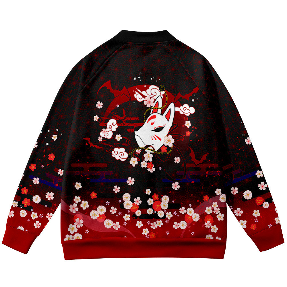 เสื้อโค้ทลายอนิเมะ ลายดอกไม้ ล - Streetwear Brand Flower บทวิจารณ์และราคา